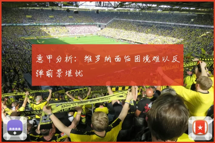 意甲分析：维罗纳面临困境难以反弹前景堪忧